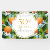 Orangen Zitrusfrüchte Früchte Blumenfrucht Anniver Banner (Horizontal)