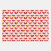 Orangen Zitrusfrüchte Geschenkpapier Set (Vorderseite 2)