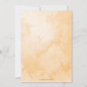 Orangen Zitrusfrüchte Grünpflanzen Orchard Hochzei Einladung (Rückseite)