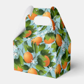 Orangen Zitrusfrüchte Party Geschenkschachtel (Rückseite)