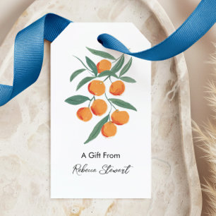 Orangen zum Anlass Geschenk Von Personalisiert Geschenkanhänger
