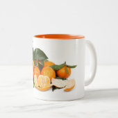 Orangen Zweifarbige Tasse (VorderseiteRechts)