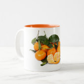 Orangen Zweifarbige Tasse (Vorderseite Links)
