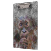 Orangenbaby Klemmbrett (Links)