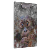 Orangenbaby Klemmbrett (Rechts)