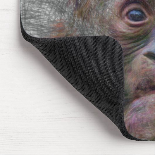 Orangenbaby Mousepad (Ecke)