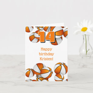 Orangenbällchen Kindergeburtstag Karte