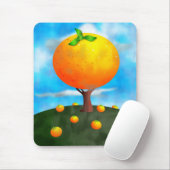 Orangenbaum Mousepad (Mit Mouse)
