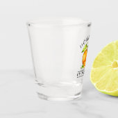 Orangenbäume Orangecello comunale Schnapsglas (Links)