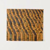 OrangenbetonGebäude Wandteppich (Vorderseite (Horizontal))