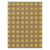 Orangenblau und gelb tischdecke (Vorderseite)