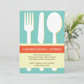 Orangenblauer Erntedank mit Unterstellplatz Einladung (Stehend Vorderseite)