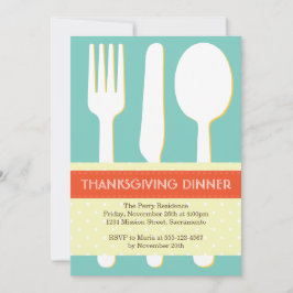 Orangenblauer Erntedank mit Unterstellplatz Einladung