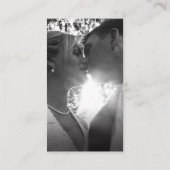 Orangenblüte Hochzeit mit QR-Hochzeit Begleitkarte (Rückseite)