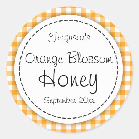 Orangenblüte, Orangenblüte Runder Aufkleber (Vorderseite)