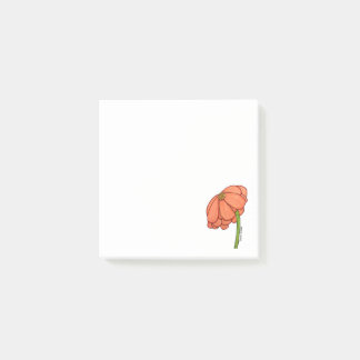 Orangenblüte Post-it Klebezettel