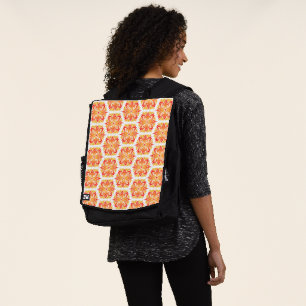 Orangenblüten, Blumenmuster, Florales Muster Rucksack