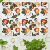 Orangenblüten Geschirrtuch (Gefaltet)