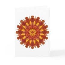 Orangenblüten-Mandala