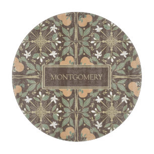 Orangenblüten-Muster Schneidebrett