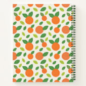 Orangenblüten Personalisiertes Rezept Notizblock (Rückseite)