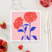 Orangenblüten Serviette (Beispiel)