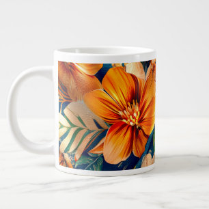 Orangenblüten überall Jumbo-Tasse