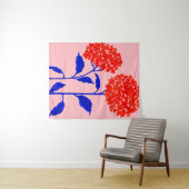 Orangenblüten Wandteppich (Beispiel (Horizontal))