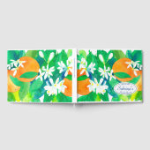 Orangenblüten Zitrusfrüchte Brautparty Gästebuch (Voll)