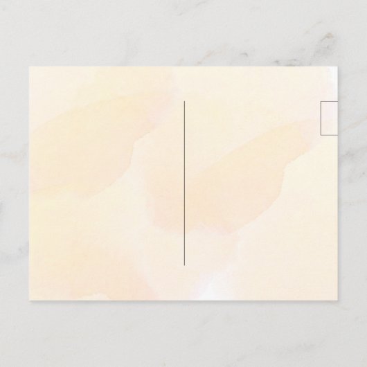 Orangenblütenblüten für Hochzeiten Einladungspostkarte (Rückseite)