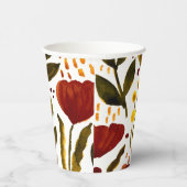 Orangenblütendarstellung Pappbecher (Rechts)