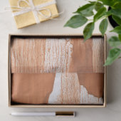 Orangenbraune Abstraktion Seidenpapier (Geschenk)