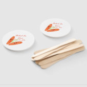 Orangenbrotpaar Emoji gebacken in Liebe Name d Fächer (Non-assembled)