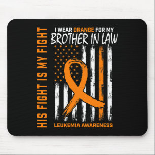 Orangenbrüder im Gesetz Leukämie Krebs Bewusstsein Mousepad