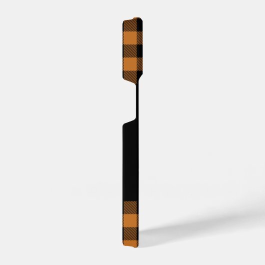 Orangenbüffel-Schachbrett iPhone Hülle (Rechte Seite)