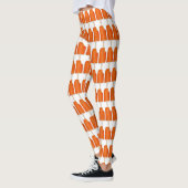 Orangencreme Eiscreme Popsirup Print Leggings (Links)