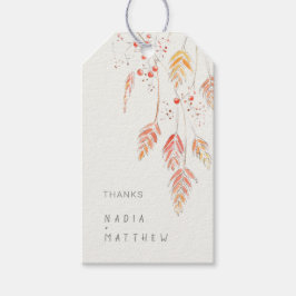 Orangencreme Geschenkanhänger