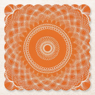 Orangencreme Untersetzer