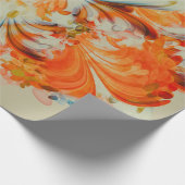 Orangencremepapier Geschenkpapier (Ecke)
