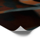 Orangendach Poster (Ecke)