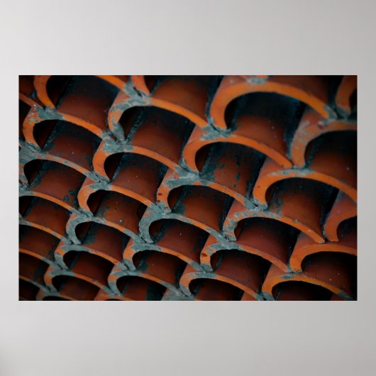 Orangendach Poster (Vorne)