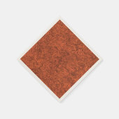 Orangendesign Serviette (Ecke)