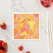 Orangendreiecke Serviette (Beispiel)
