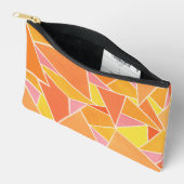 Orangendreiecke Zubehörtasche (Offen)