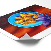 Orangendruck Poster (Ecke)