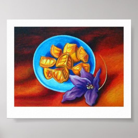 Orangendruck Poster (Vorne)