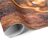 Orangene Flamme Geschenkpapier (Rolleneckpunkt)