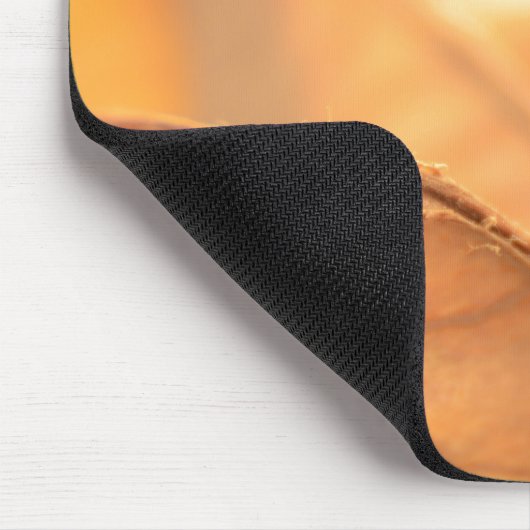 Orangene Frucht Mousepad (Ecke)