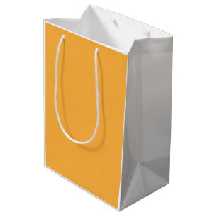 Orangene Geschenktasche Mittelgroße Papiertasche M Mittlere Geschenktüte