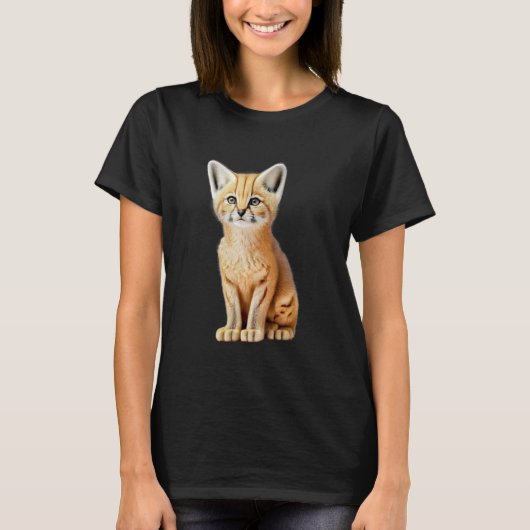 Orangene getigerte Katze T-Shirt (Vorderseite)